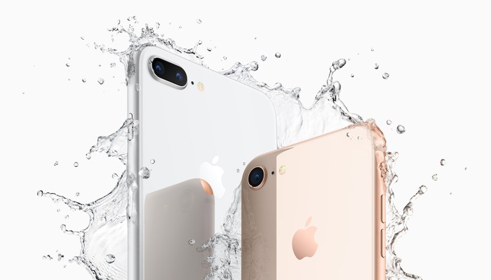 iPhone X has face ID, no home button; iPhone 8 wireless charging
