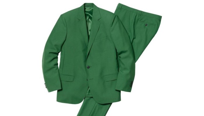 Supreme green suit hot sale