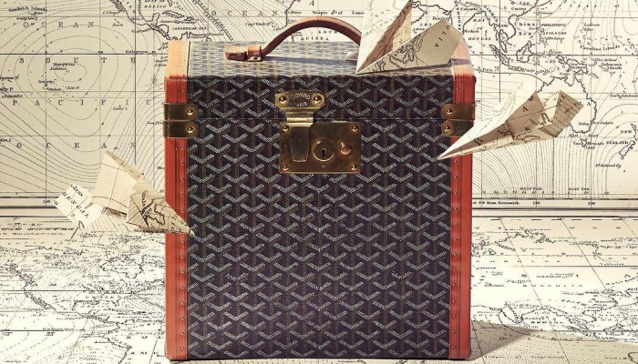 Maison Goyard - Press Review: the Palace trunk 55 in
