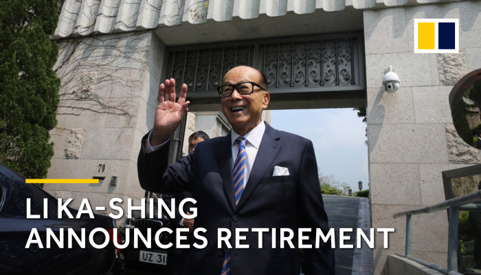 Hong Kong’s richest man Li Ka-shing announces his retirement  | South China Morning Post