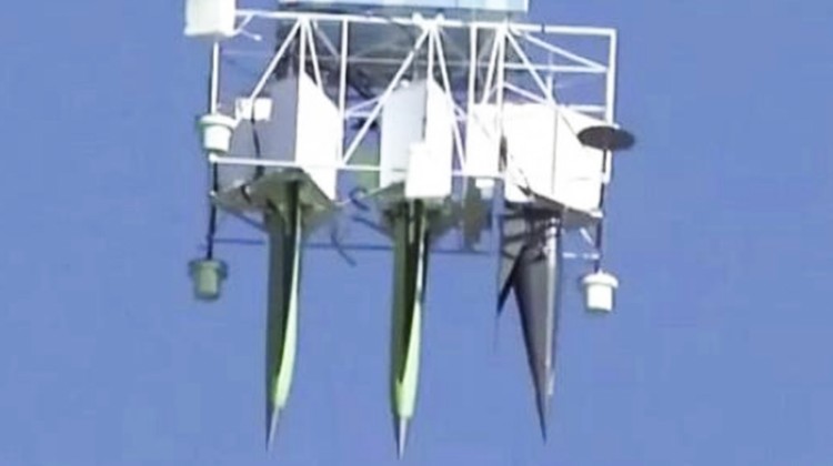 Researchers tested three different design shapes and monitored the performance of each, CCTV reported. Photo: Sina.com.cn