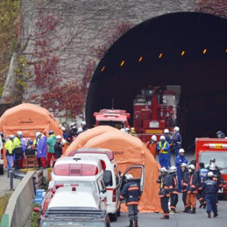 Nine dead in Japan expressway tunnel collapse South China Morning Post