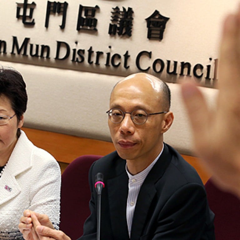 Chief secretary takes case for landfill expansion to Tuen Mun