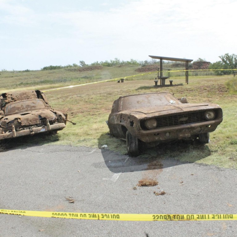 Decades-old sunken cars found in Foss lake, Oklahoma, found to contain ...