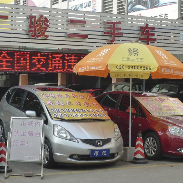 Vehicle sales boom spawns China's used car market South China Morning