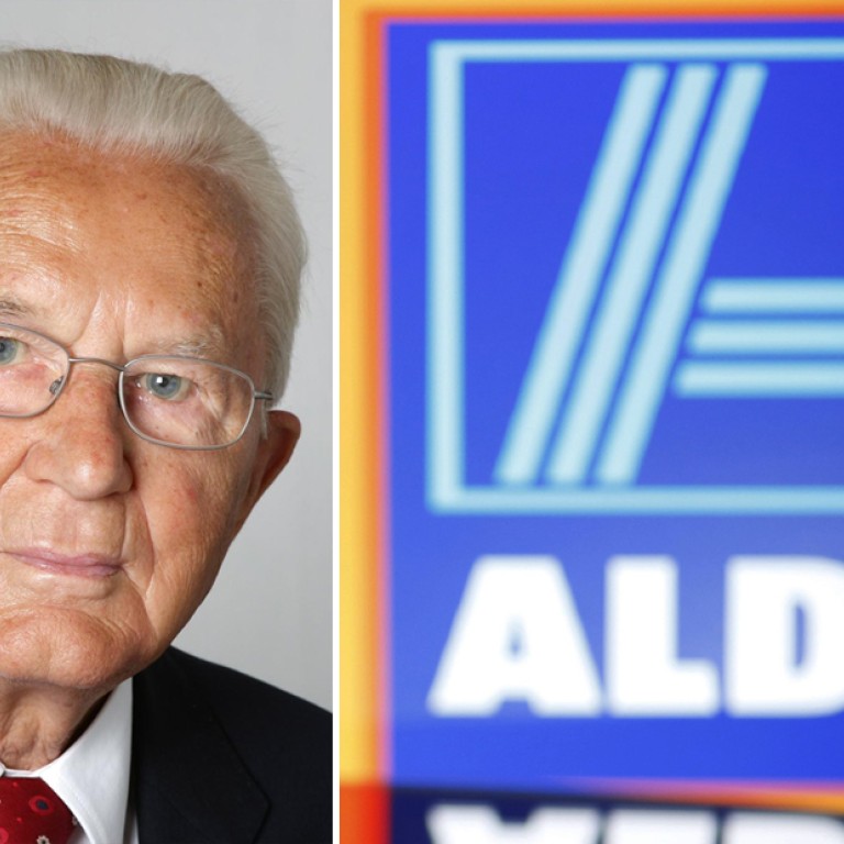 Discount supermarkets pioneer Karl Albrecht, co-founder of Aldi chain ...