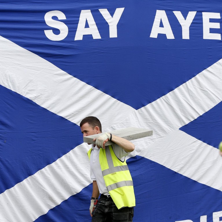 England hints at more autonomy for Scotland as poll puts pro