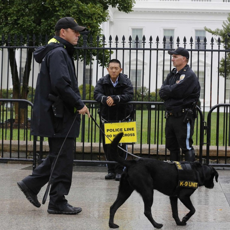 This time, guards dogs intercept White House invader | South China ...