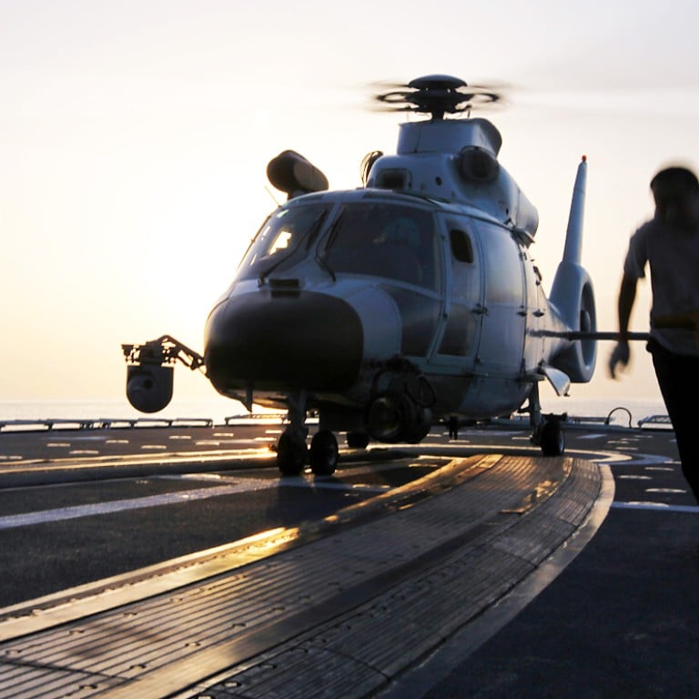 Chinese army helicopter shot down drone that sparked security alert