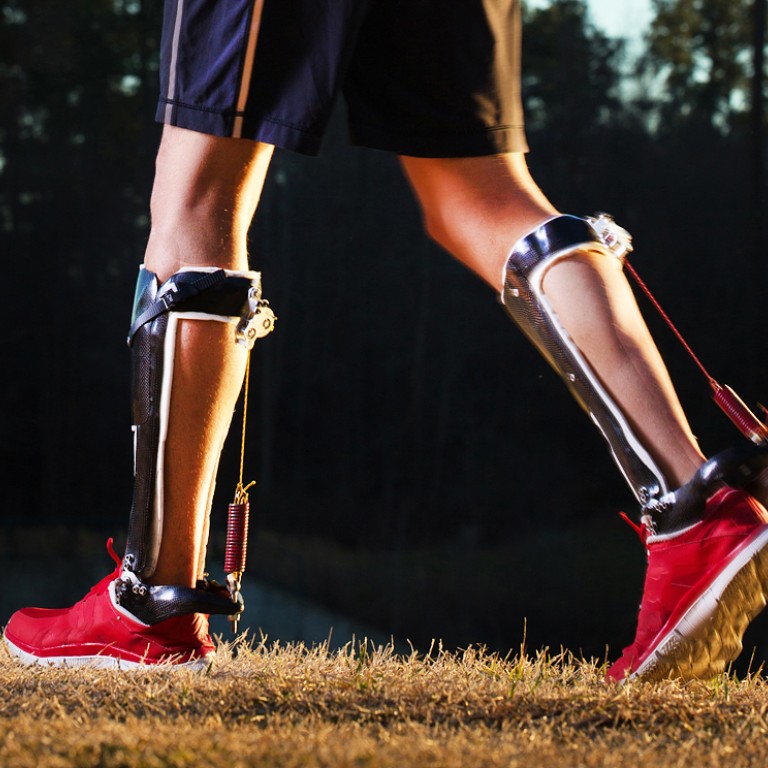 Groundbreaking exoskeleton device literally puts a spring in your step