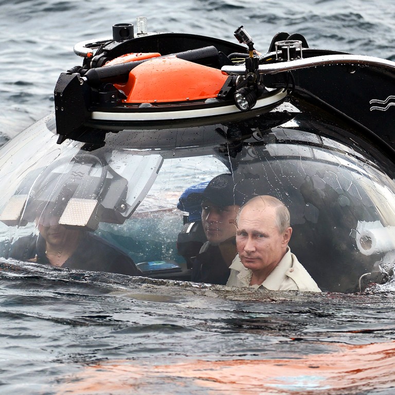 Action Man Putin Dons Pantsuit To Explore Crimea Shipwreck In Mini Submarine South China Morning Post