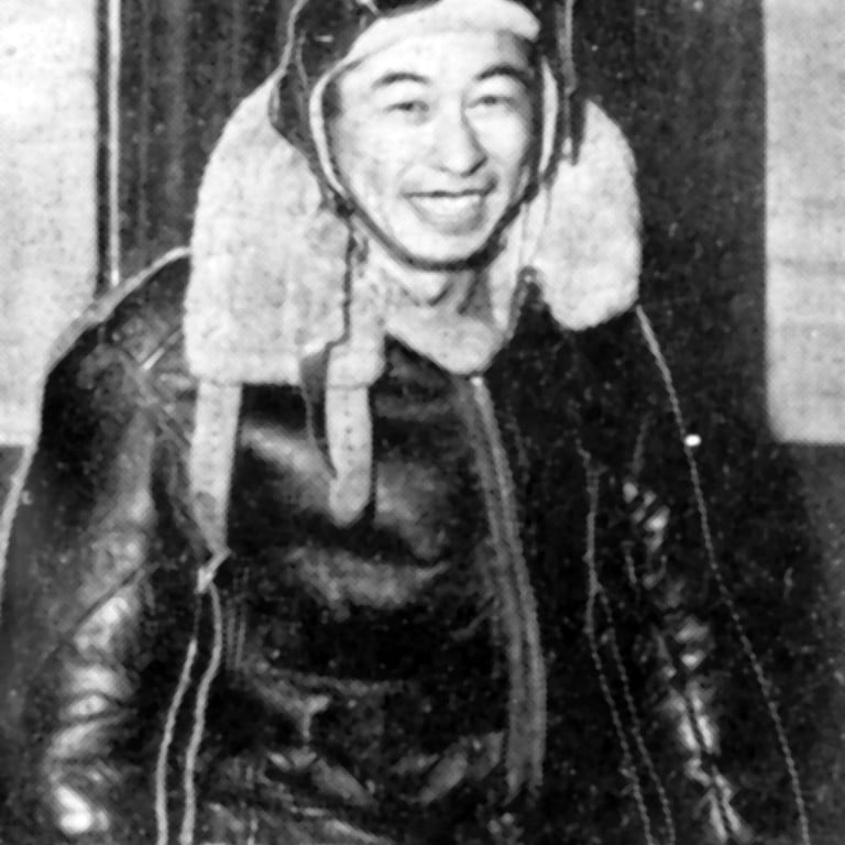 Silver Halide Photo Japanese American Aviator Ben Kuroki At Internment Camp 