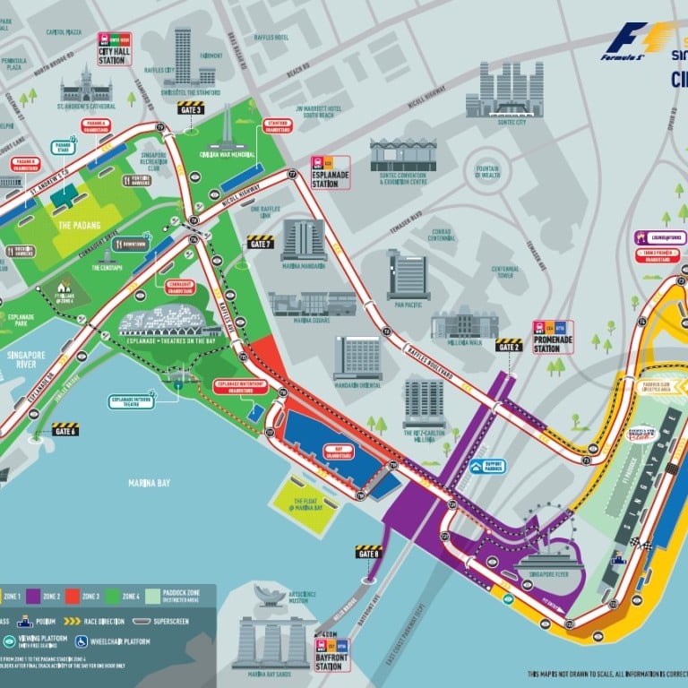 Singapore F1 Grand Prix circuit guide South China 