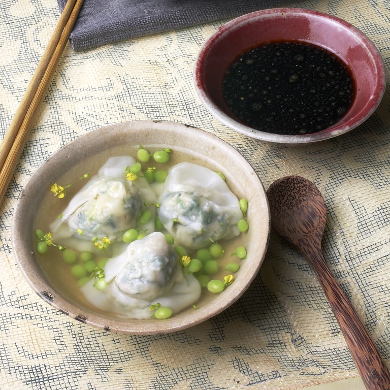 Light Chinese Soup Recipes Vegetable Pork And Shrimp Wonton Soup