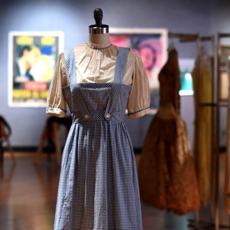 Despite Sweat Stains Judy Garland S Wizard Of Oz Dress Fetches