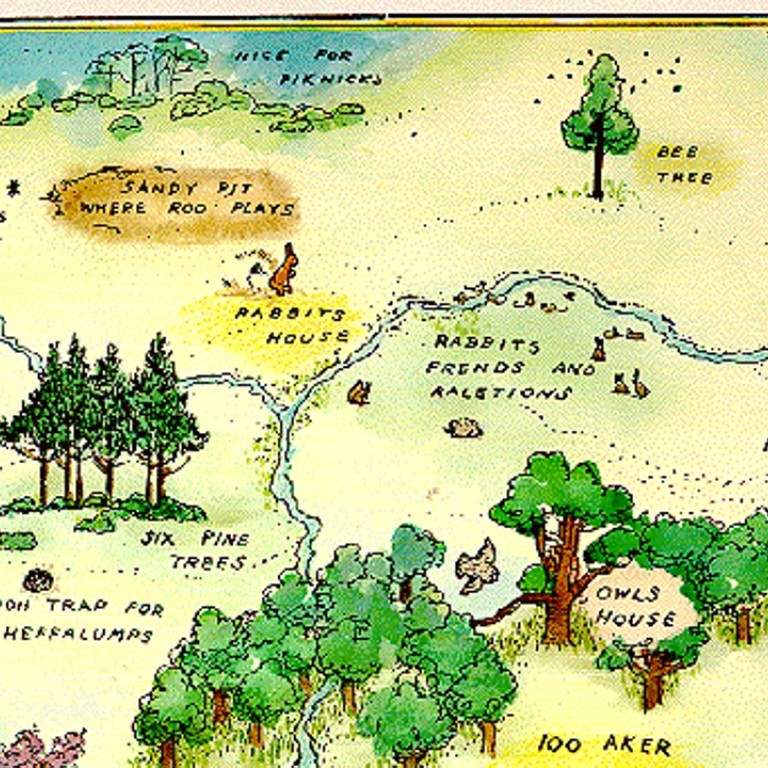 Map of 100 acre wood