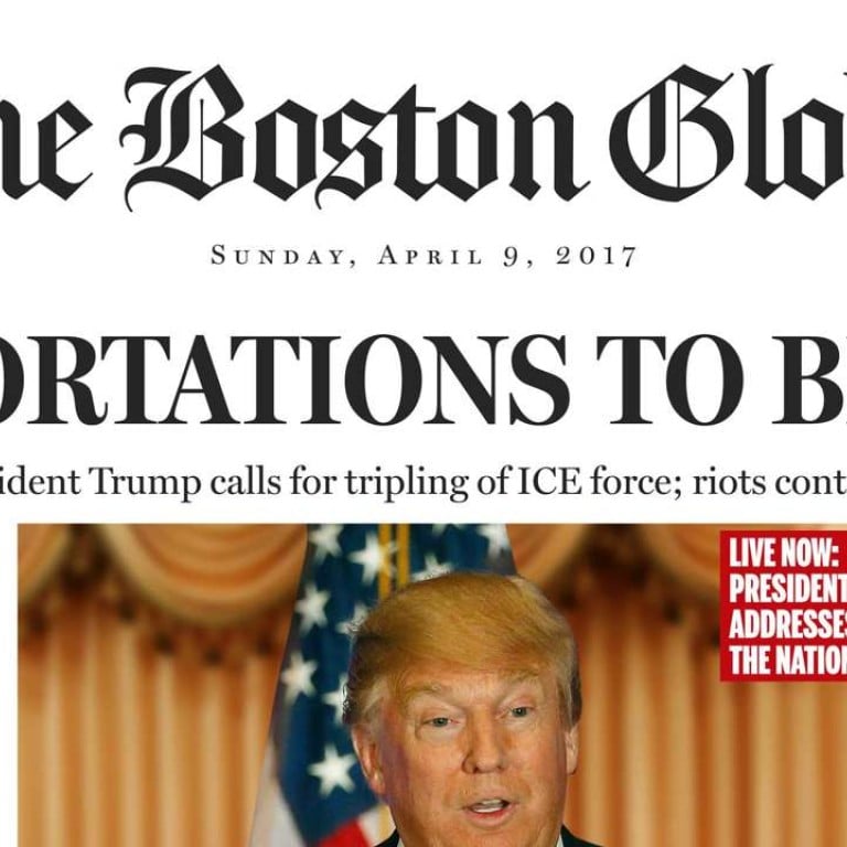 ‘Markets Sink As Trade War Looms’: Boston Globe Prints Parody Front ...