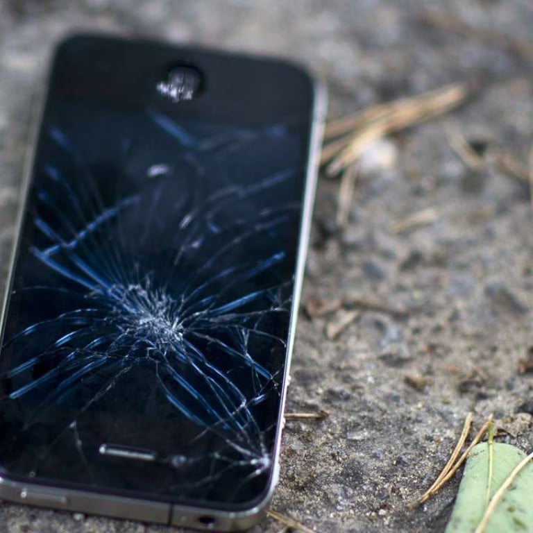 Seeing your smartphone fall to the ground and break is as stressful as public speaking or taking an exam. Photo: Corbis