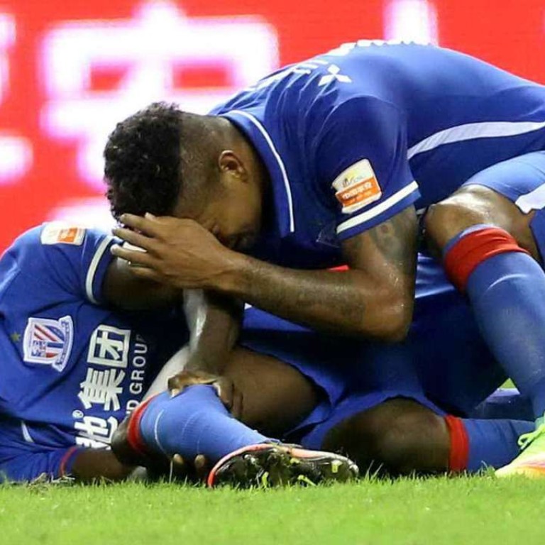 He Ll Be Back Demba Ba S Surgeon Confident Shanghai Shenhua Striker Will Play Again After Horror Leg Break South China Morning Post