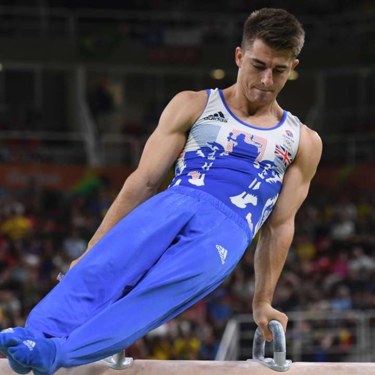 Just doing his job Great Britain’s Max Whitlock calm after double