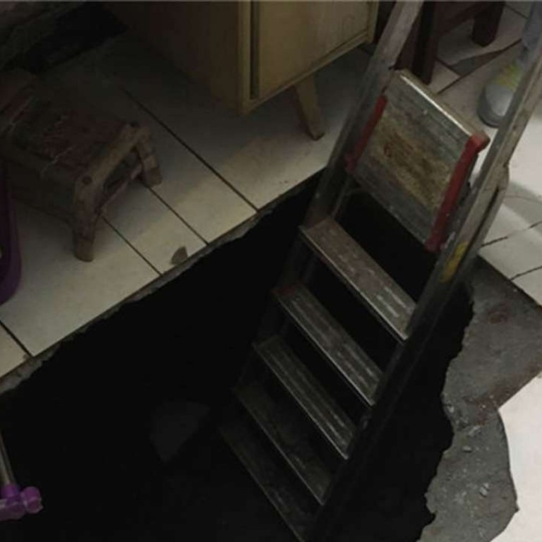 Chinese Man Falls Into Three Metre Deep Sinkhole That Appears In Lounge   8840084e 726d 11e6 Af03 E675d0741f8a 1280x720 