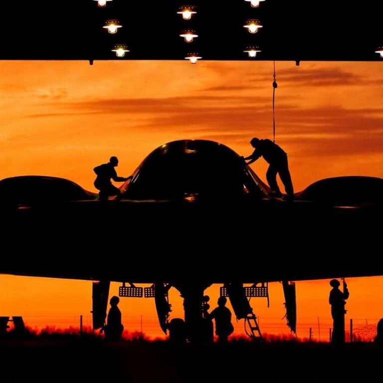 A US Air Force B2 stealth bomber at Whiteman Air Force Base in Missouri in May 2012. Photo: AFP/US Air Force/Robert Trubia