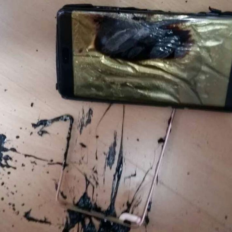 Samsung Insists Note 7 In China Is Safe After 6th Reported Battery Explosion South China Morning Post