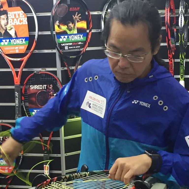 High tension the 'stringer' charged with keeping pros' racquets in tip