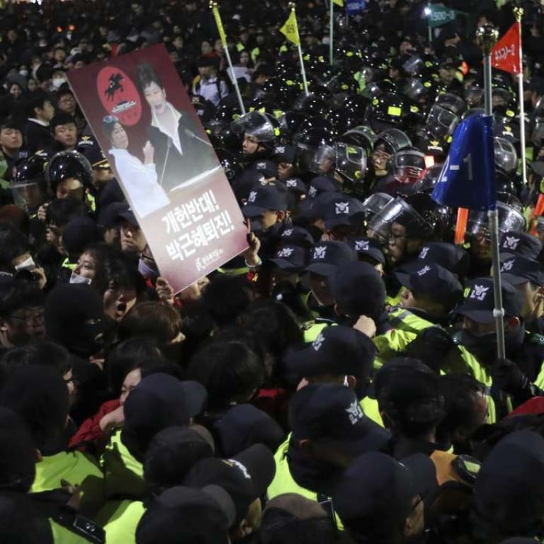 South Korean Protesters Call For ‘puppet’ President To Step Down Over ...