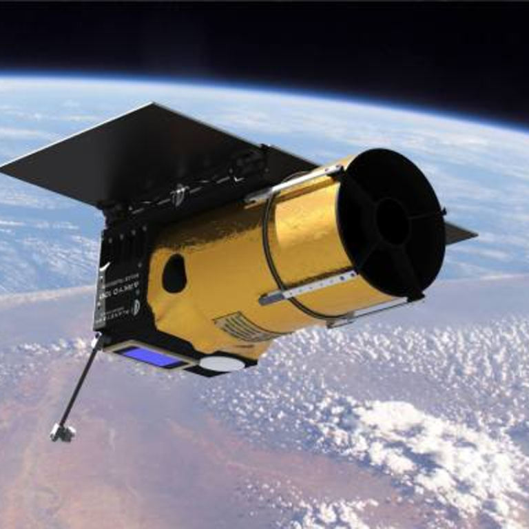 The Arkyd 100 (A100) small satellite used by Planetary Resources to gather compositional data of asteroids during prospecting missions. Photo: Planetary Resources