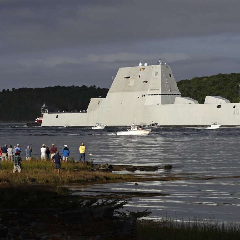 List 93+ Images new us navy destroyer zumwalt christened in maine Completed
