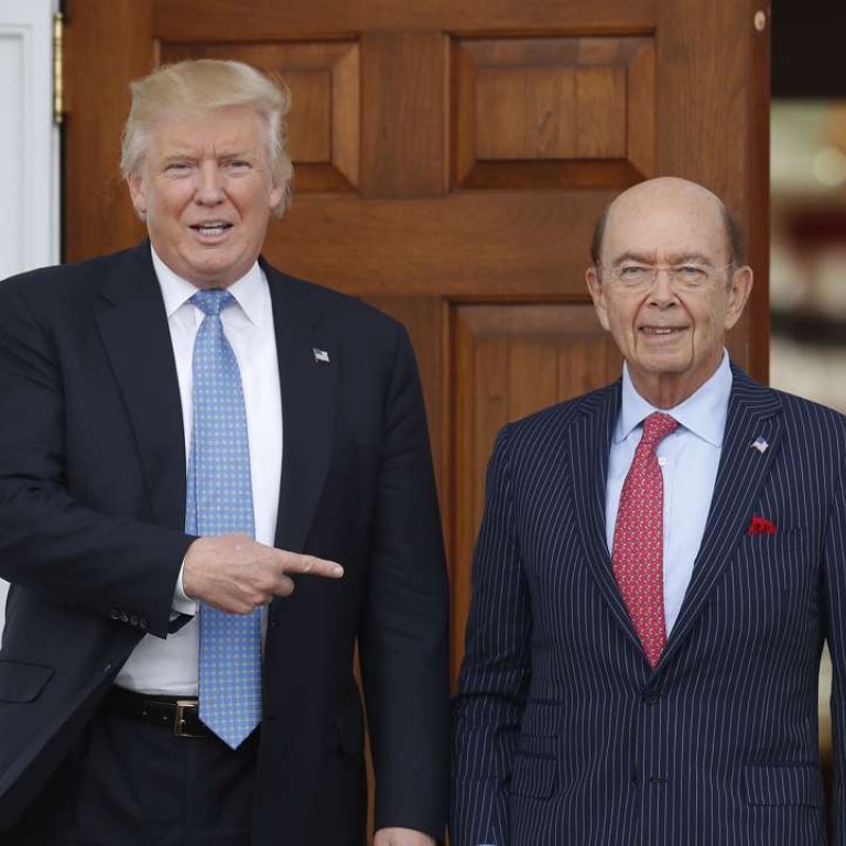 Bankruptcy King Wilbur Ross Is Trump S Commerce Secretary Pick Would Be Third Billionaire In Administration South China Morning Post
