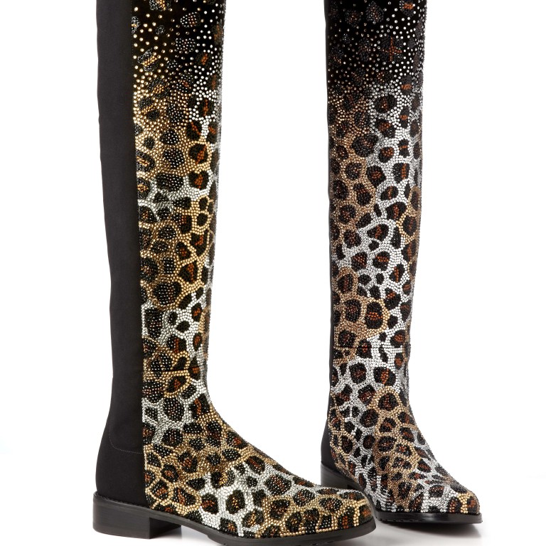 stuart weitzman studded boots