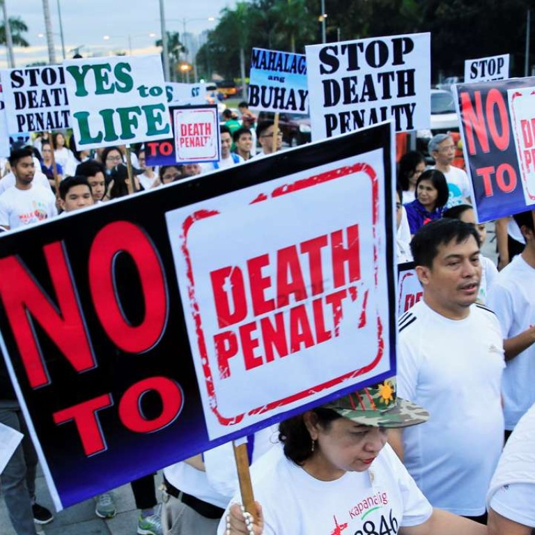 Hanging Firing Squad Or Injection Philippines Takes Big Step Towards Bringing Back Death Penalty For Drug Crimes South China Morning Post