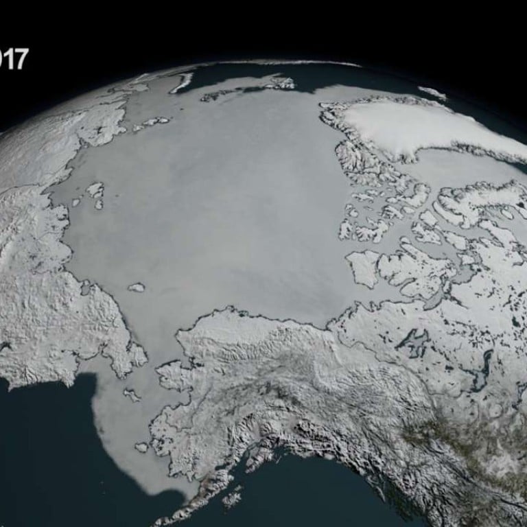 Ice caps shrink to new record lows at both ends of the South