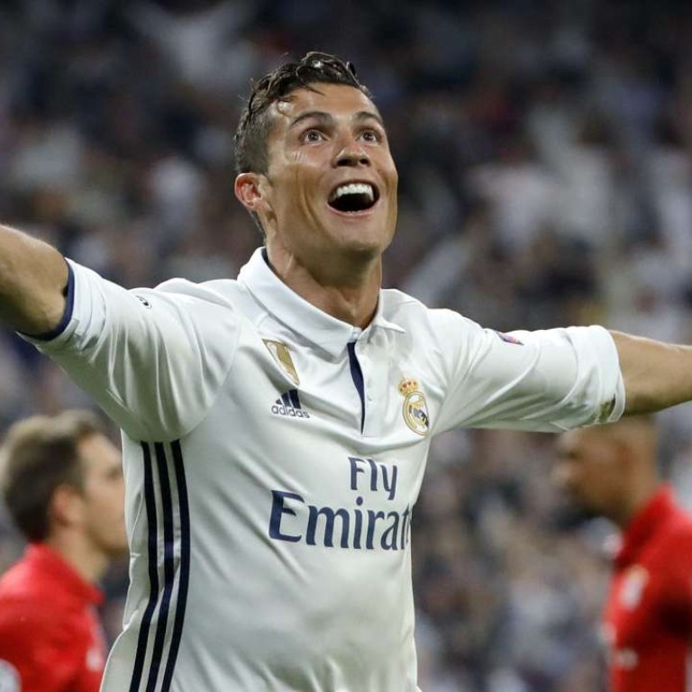real madrid hat trick champions league