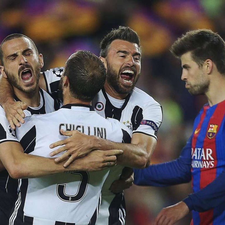 Juventus hold firm to knock out Barcelona and progress to Champions