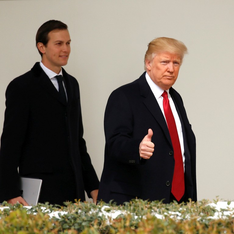 Trump Dismisses Fabricated Fake News Report Of Son In Law Kushner S Outreach To Russia South China Morning Post