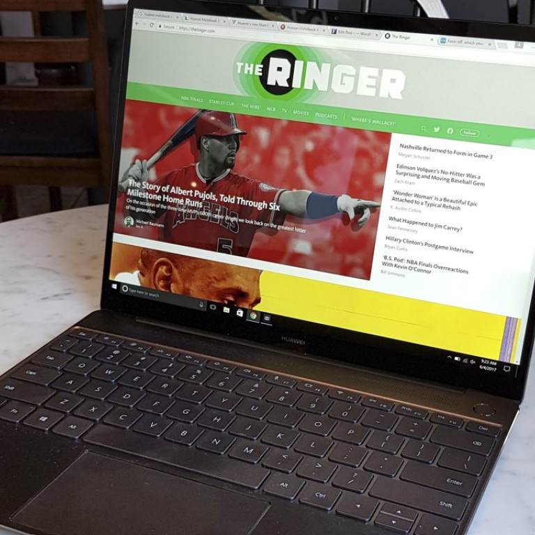 Tech Review Huawei Matebook X Is A Solid Good Looking Laptop That Sounds Great But The Price Is High South China Morning Post