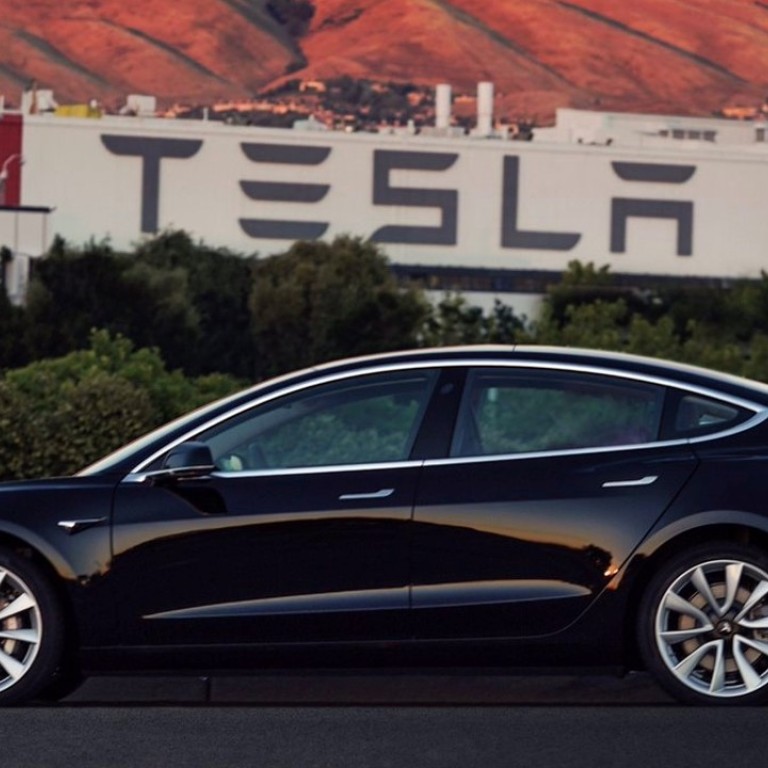 It S Here Elon Musk Tweets Photos Of First Tesla Model 3 Hot Off Production Line South China Morning Post