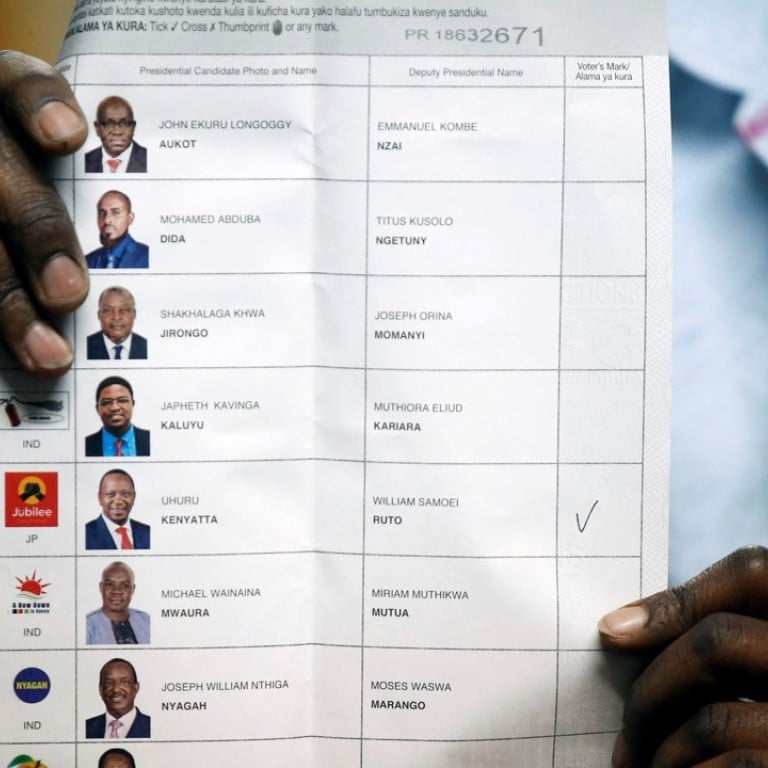 Kenya opposition decries ‘sham’ poll results as President Kenyatta