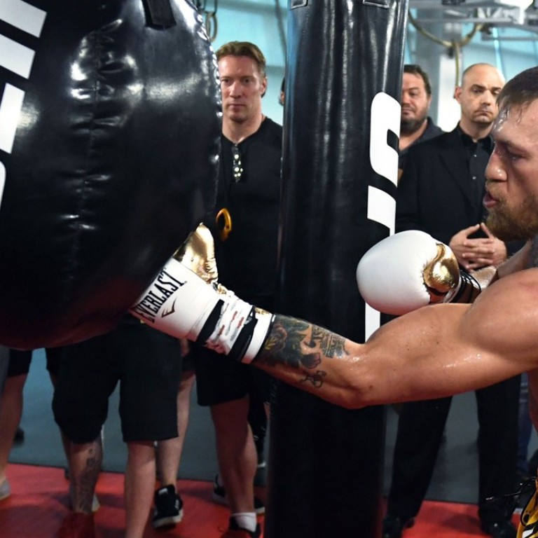 knockdown or push? footage of conor mcgregor sparring