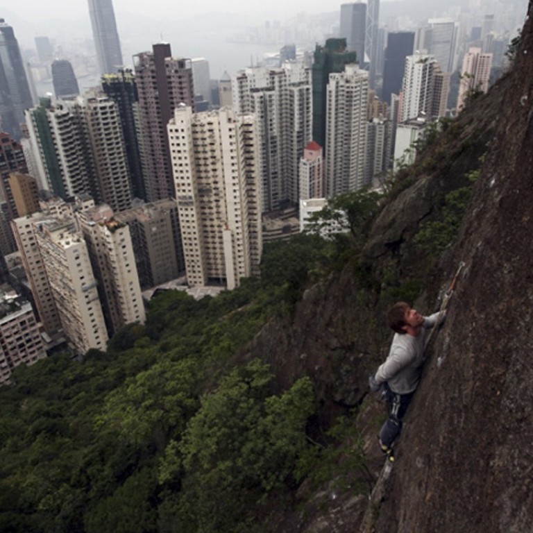 rock climbing