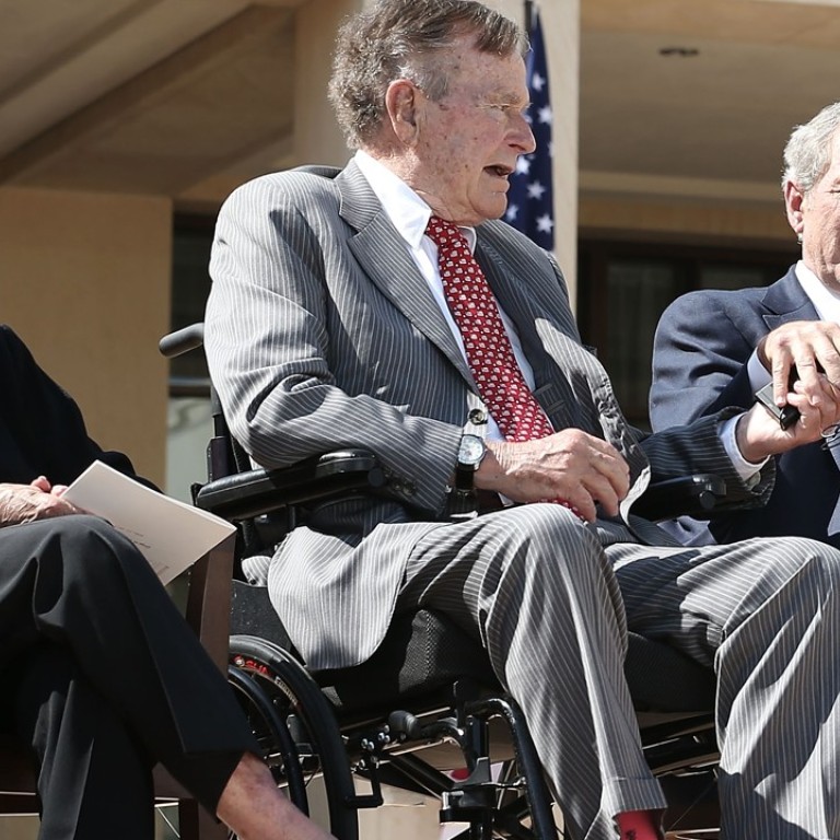 Former Us Presidents George Hw Bush And George W Bush Slam Racism