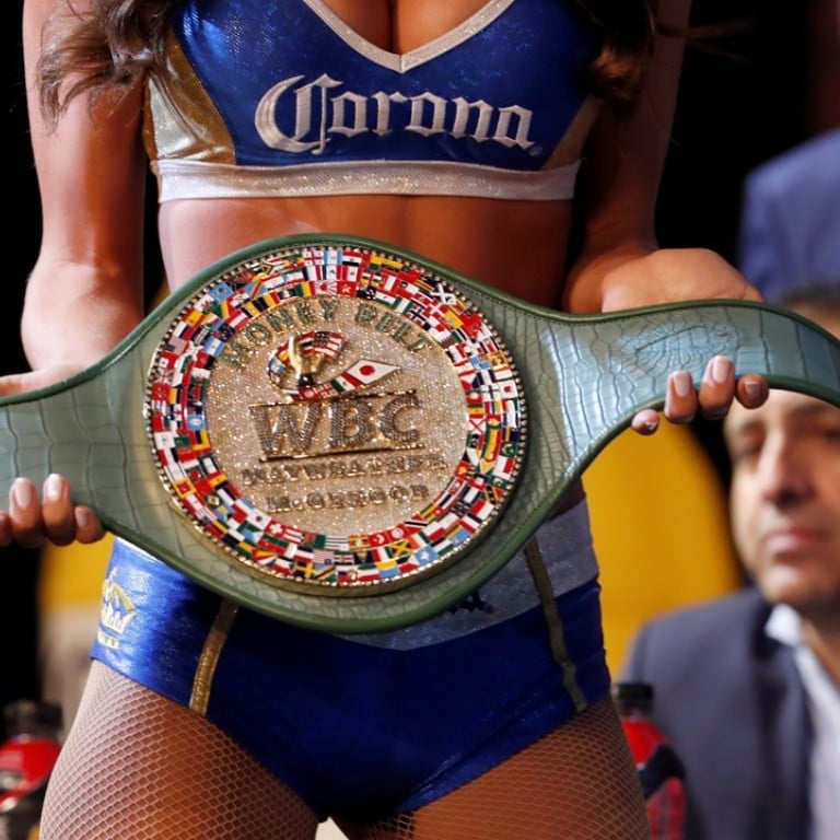 Floyd Mayweather Conor Mcgregor Winner To Get Gloriously Bling Money Belt Studded With 3 360 Diamonds South China Morning Post