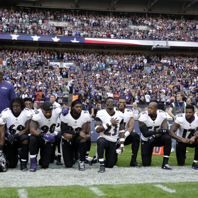 Dozens Of Nfl Players Kneel For Us Anthem Refusing To Bow