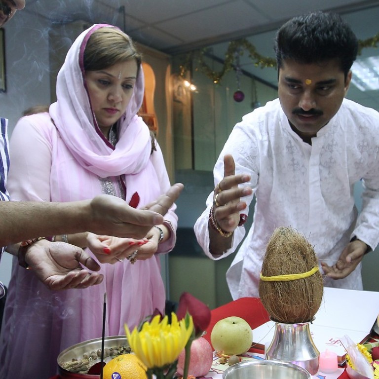 Hong Kong S Indian Community Celebrates Annual Diwali Festival With Bright Colours And Lights South China Morning Post