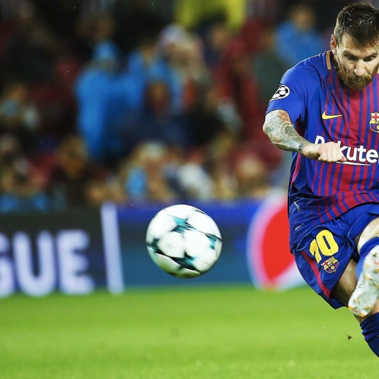 Lionel Messi Joins 100 Goal Club In Europe In Barcelona Champions League Stroll South China Morning Post