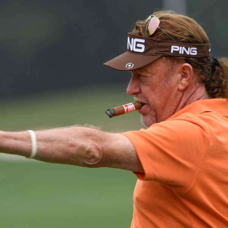 Miguel Angel Jimenez Eyes Off A Cigar And A Bottle Of Wine On The Best Terrace In The World After Shooting 63 At
