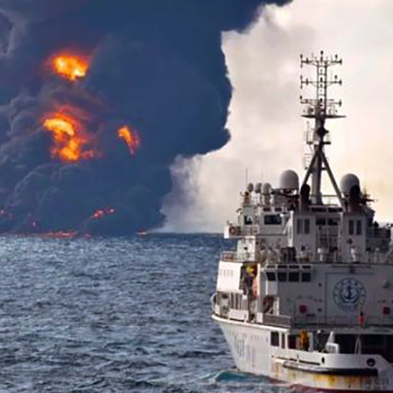 Burning Iranian Tanker Explodes And Sinks No Hope Of